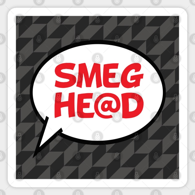 Smeg Head - Comic Pop Art Speech Bubble Sticker by monkeysoup